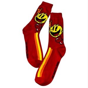 PAC-Man Video Arcade Red Novelty Socks NWT